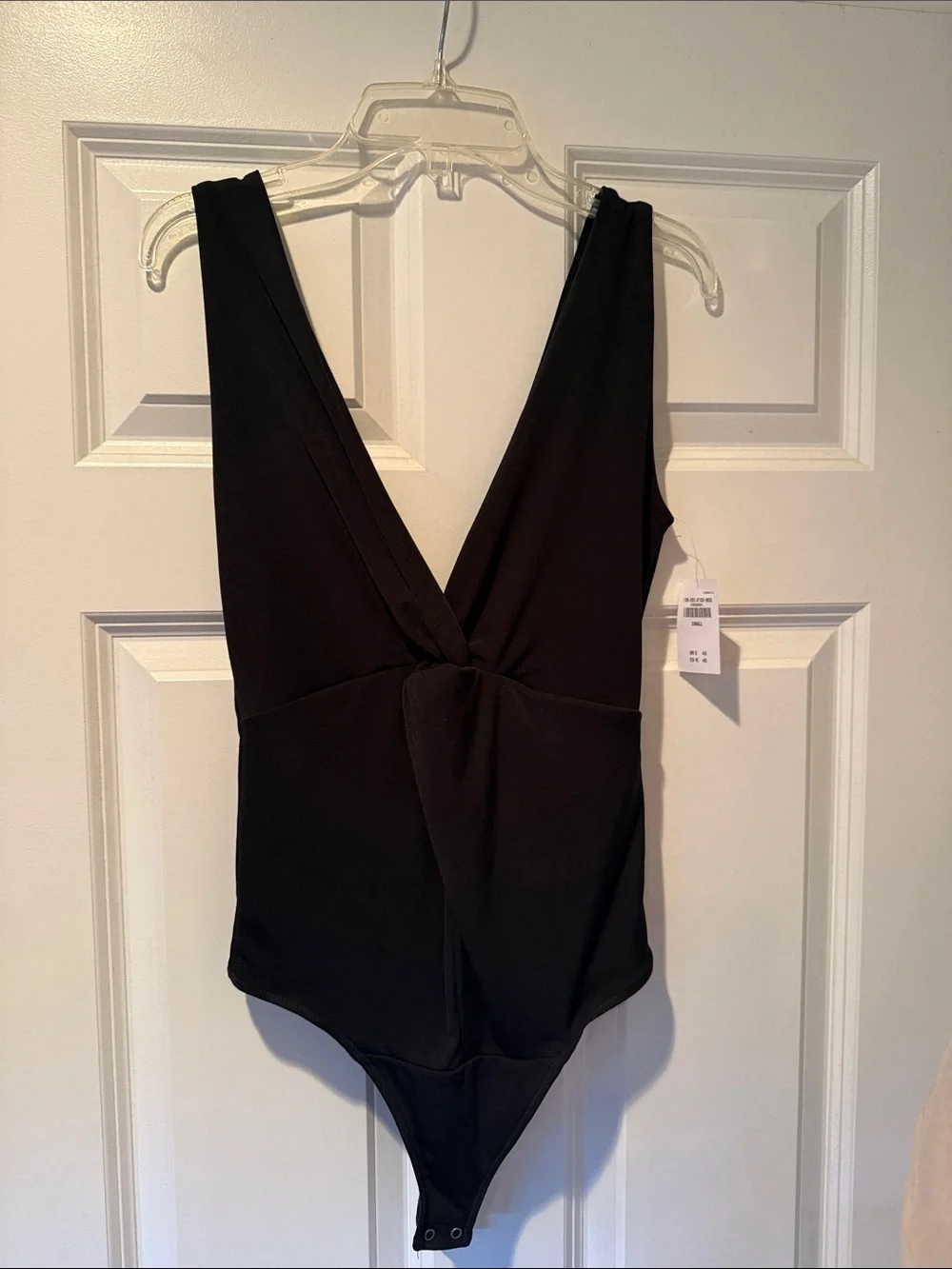 Abercrombie & Fitch Black Twist-Front One-Piece